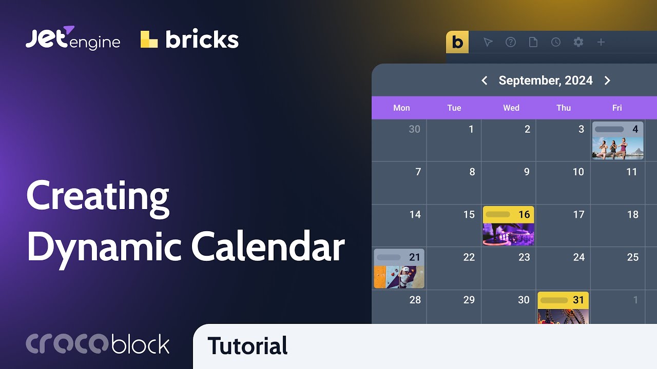 How to Create WordPress Dynamic Calendar with Bricks Builder | JetEngine