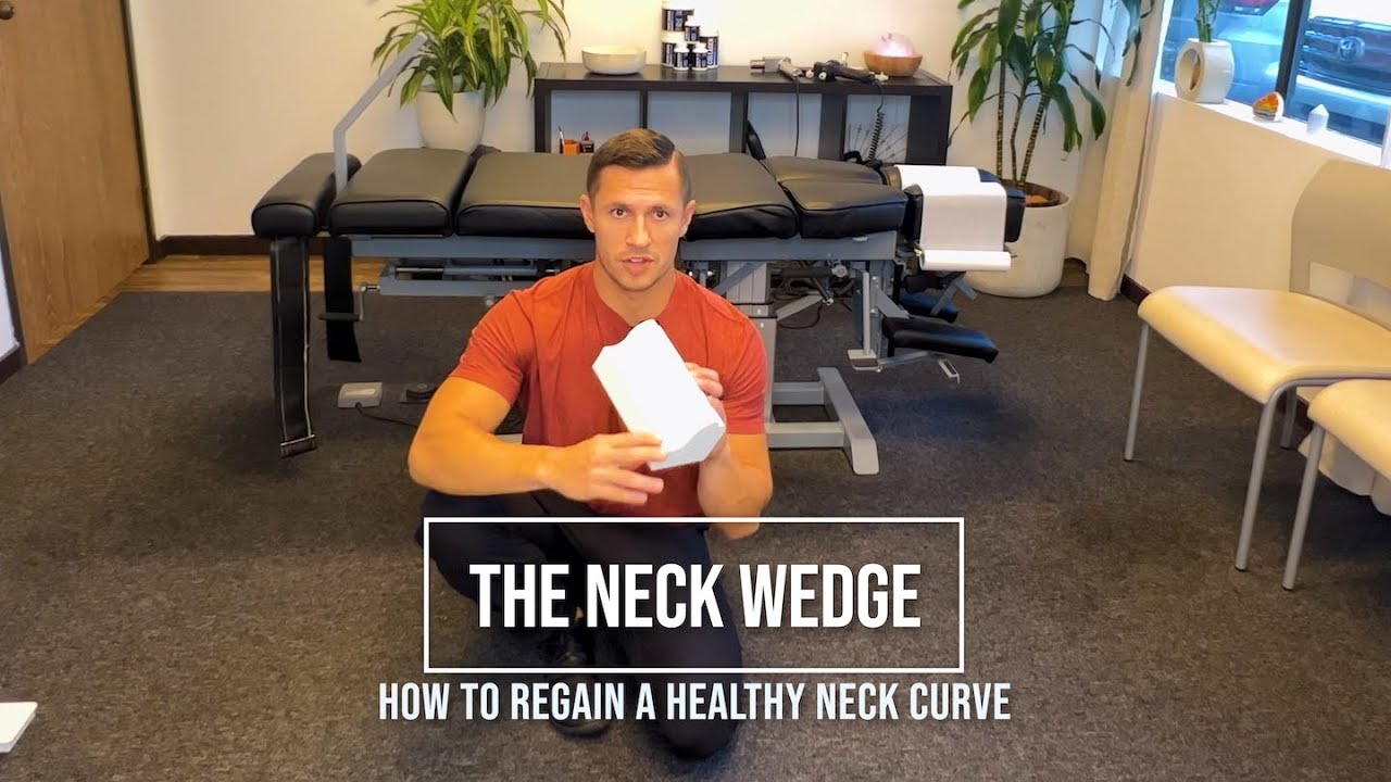 How To Use a Cervical Neck Wedge To Regain a Healthy Neck Curve | @DrMichaelVan, Chiropractor