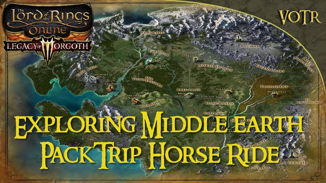 LOTRO Kinship Event Day -A Pack Trip Horse Ride Exploring Evendim DEEDS!!! [🔴Livestream]