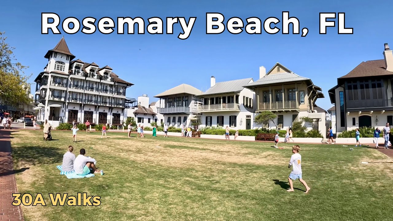 Rosemary Beach, FL -  30A Walking Tour 4K