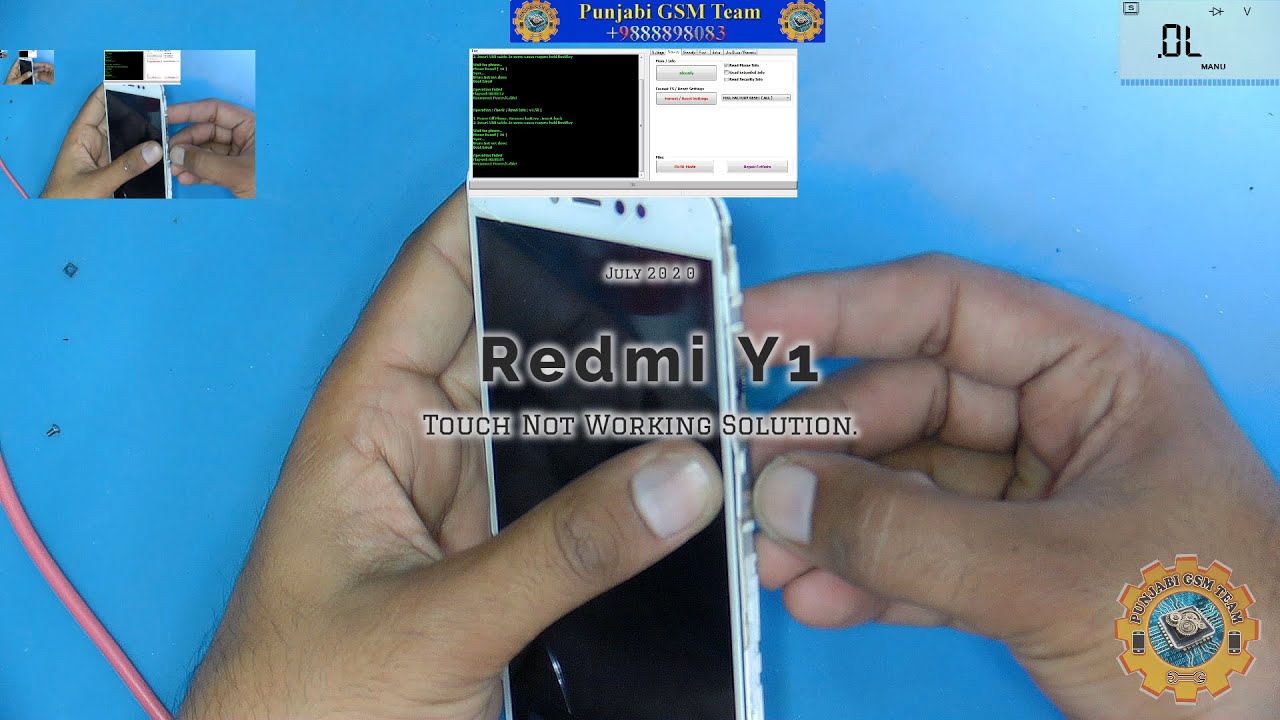 Redmi Y1 Touch Not Working Solution By PGT.