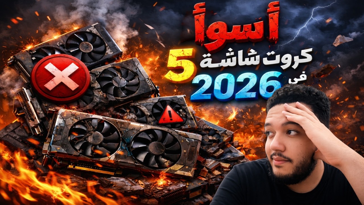 أسوأ 5 كروت شاشة اوعي تشتريهم في 2026 ❌ فلوسك هتضيع
