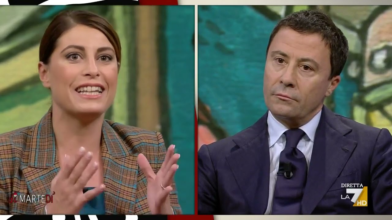 Il dibattito tra Di Battista, Bocchino, Falcone e Piccolotti