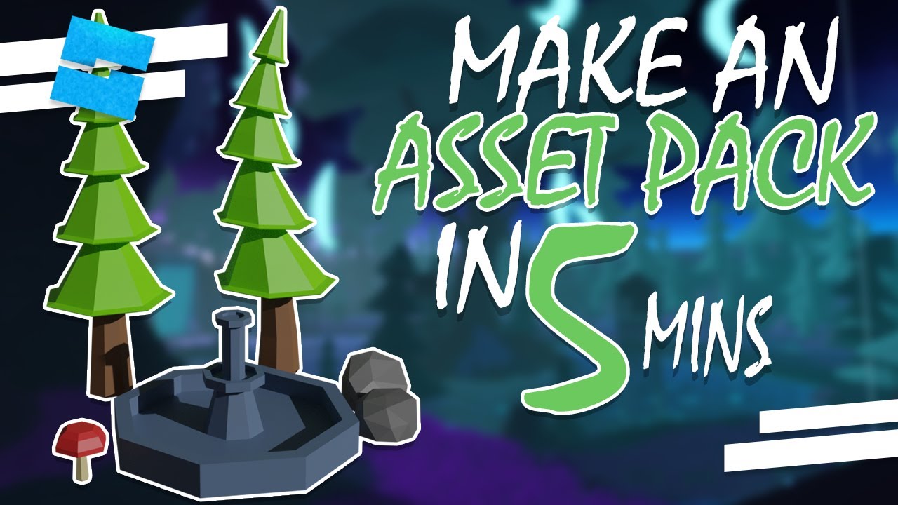 How To Make An ASSET PACK in 5 MINUTES! | ROBLOX Studio / Blender