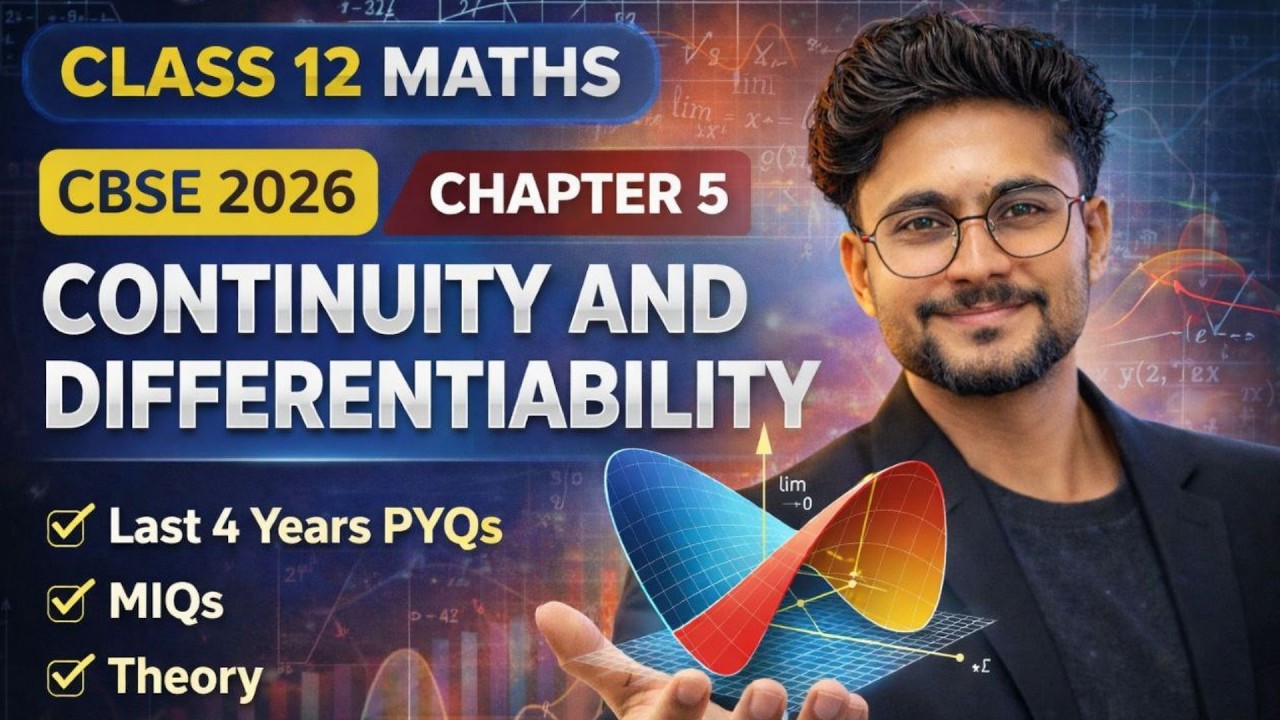 Continuity & Differentiability One Shot part 2🔥 | Class 12 Maths CBSE 2026 | PYQs + MIQs + Theory