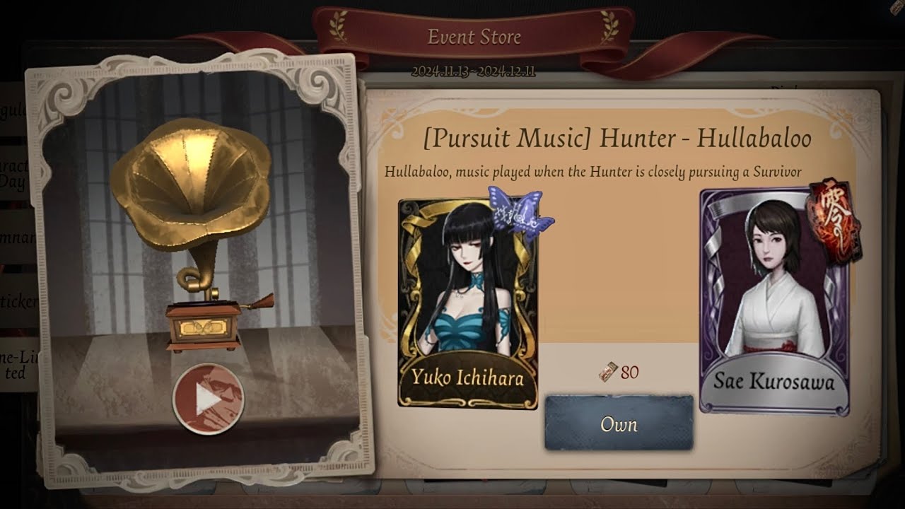 Identity V | THIS NEW HUNTER PURSUIT MUSIC IS LITERALLY THE BEST IN THE GAME! | Geisha Gameplay