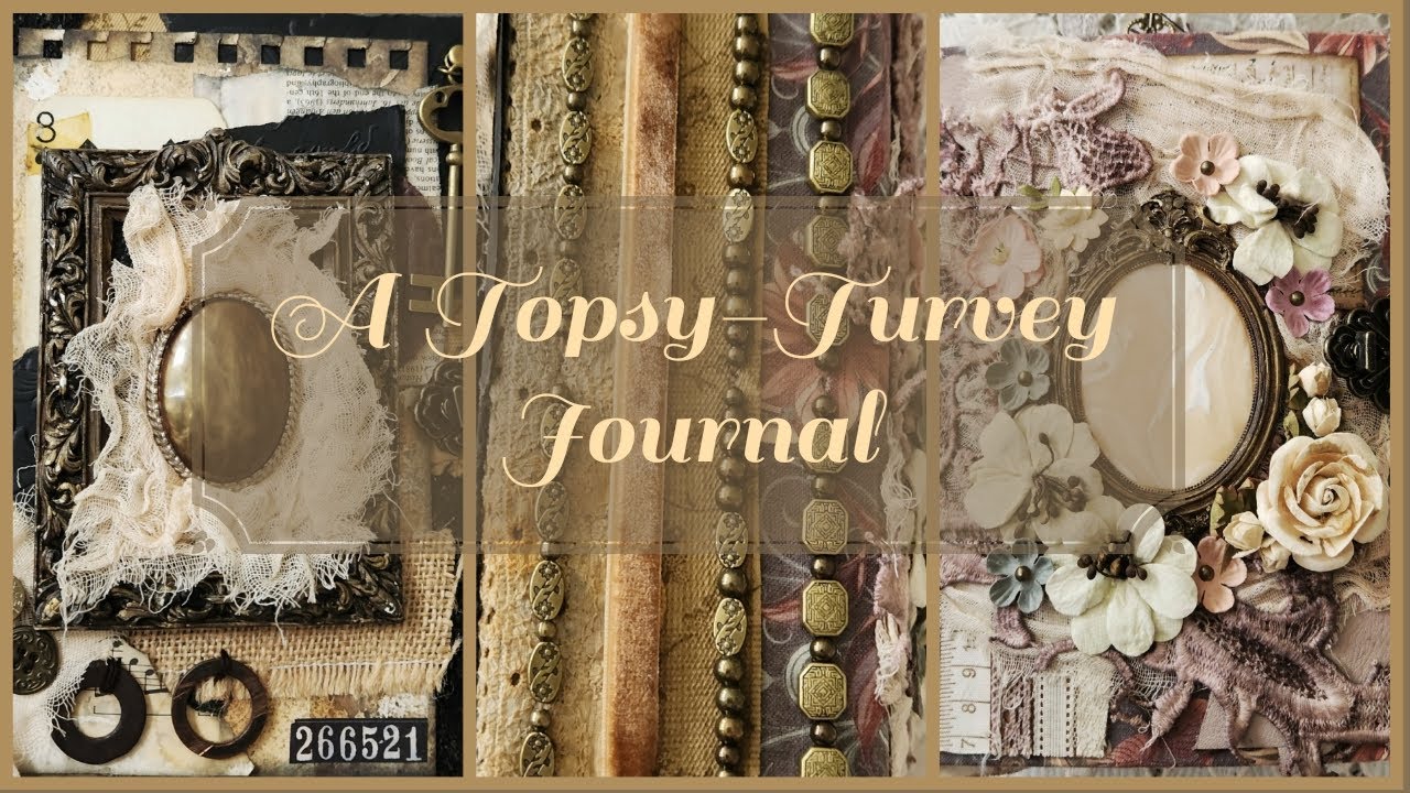Junk Journal Flip Through: A topsy-turvey Journal. Something different-sold, thank you 🩷