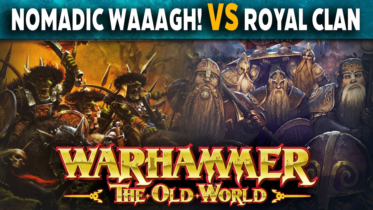 Orcs & Goblins vs Dwarfen Mountain Holds - Warhammer The Old World Battle Report