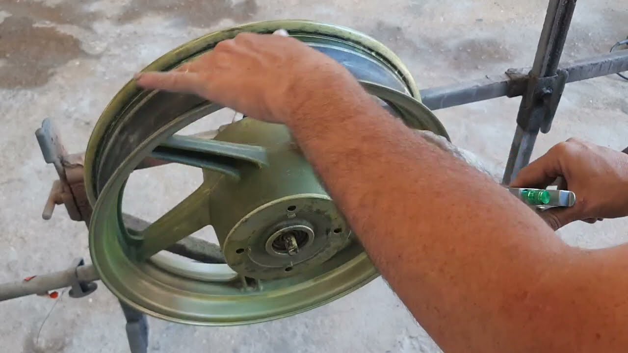 Como pintar roda de moto CB 500
