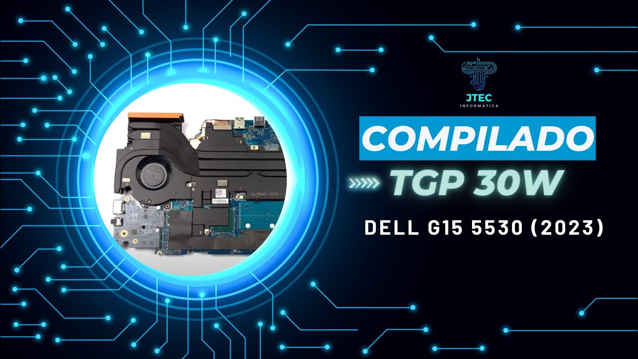 Configurando e otimizando do zero + COMPILADO TGP 30W RTX 3050 6GB do DELL G15 5530 (2023) +BONUS