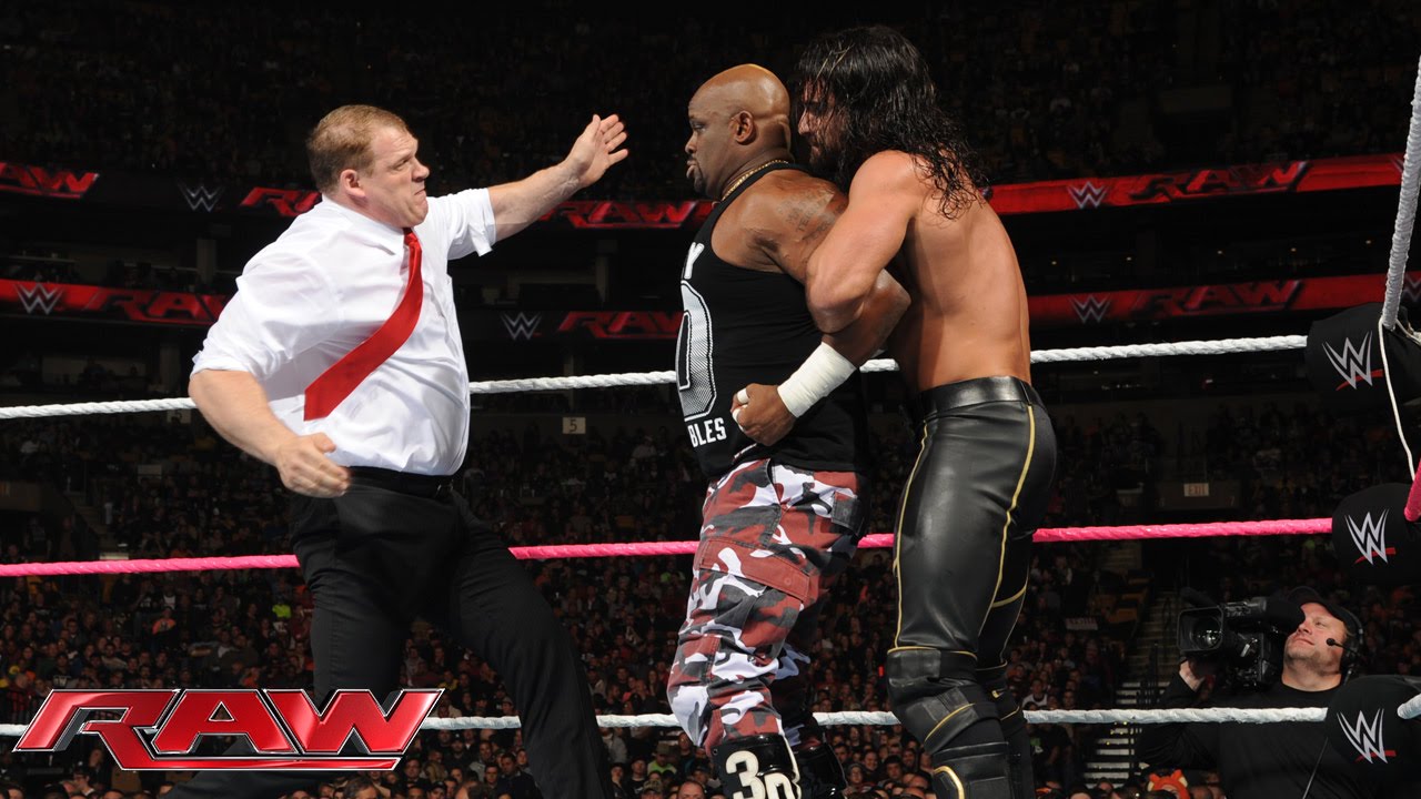 Братья Дадли против Сета Роллинса и Корпоративного Кейна: Raw, 5 октября 2015 г.