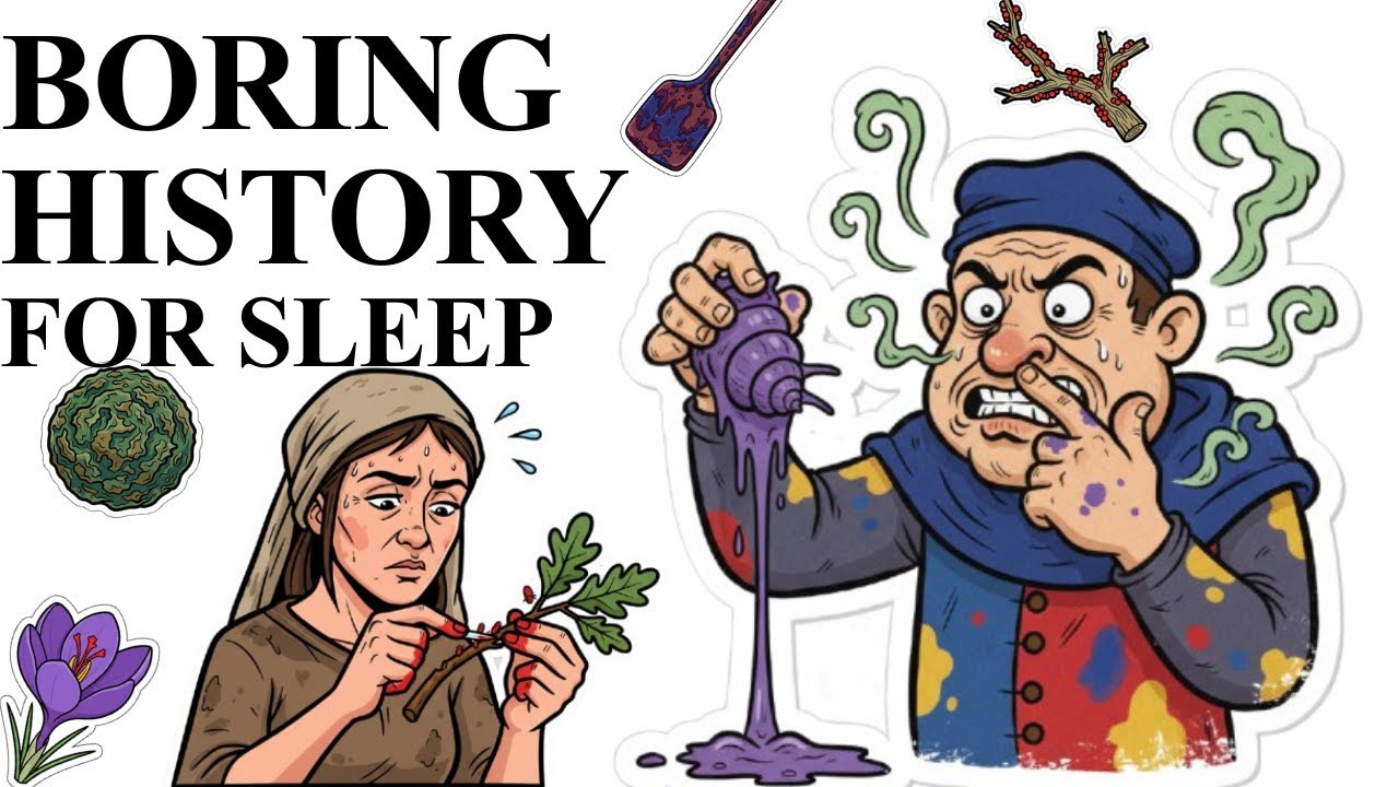 Boring History For Sleep | What colors were most expensive in Medieval dyeing