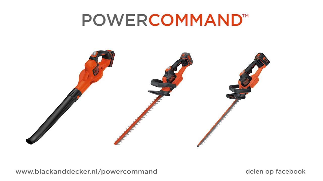 BLACK+DECKER&trade; Snoerloos Tuingereedschap Powercommand Assortiment