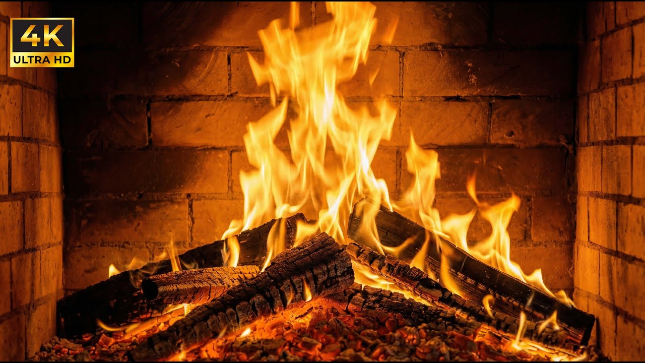 🔥 The Most Relaxing Fireplace Video Ever! Fireplace 4K ULTRA HD! Cozy Fireplace at Night 4K