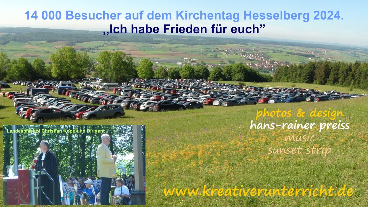 74. Bayerischer Kirchentag auf dem Hesselberg 2024 (6 min)