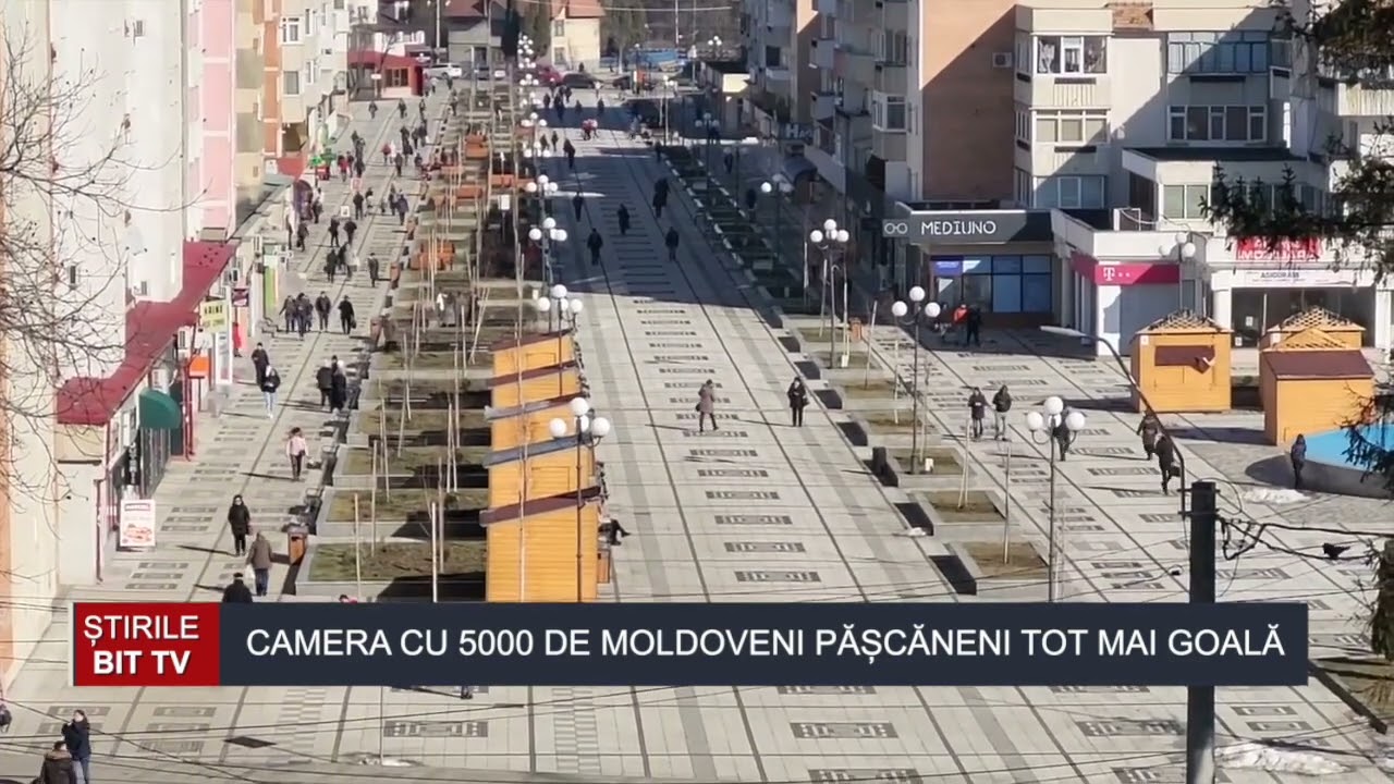 ȘTIRILE BIT TV - CAMERA CU 5000 DE MOLDOVENI PĂȘCĂNENI TOT MAI GOALĂ