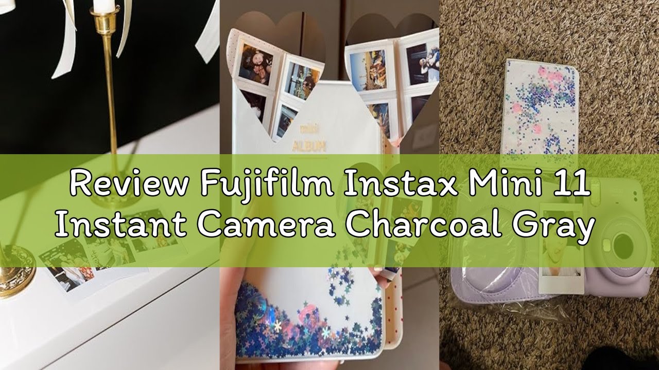 Review Fujifilm Instax Mini 11 Instant Camera Charcoal Gray + Fuji Film Value Pack (40 Sheets) + Shu