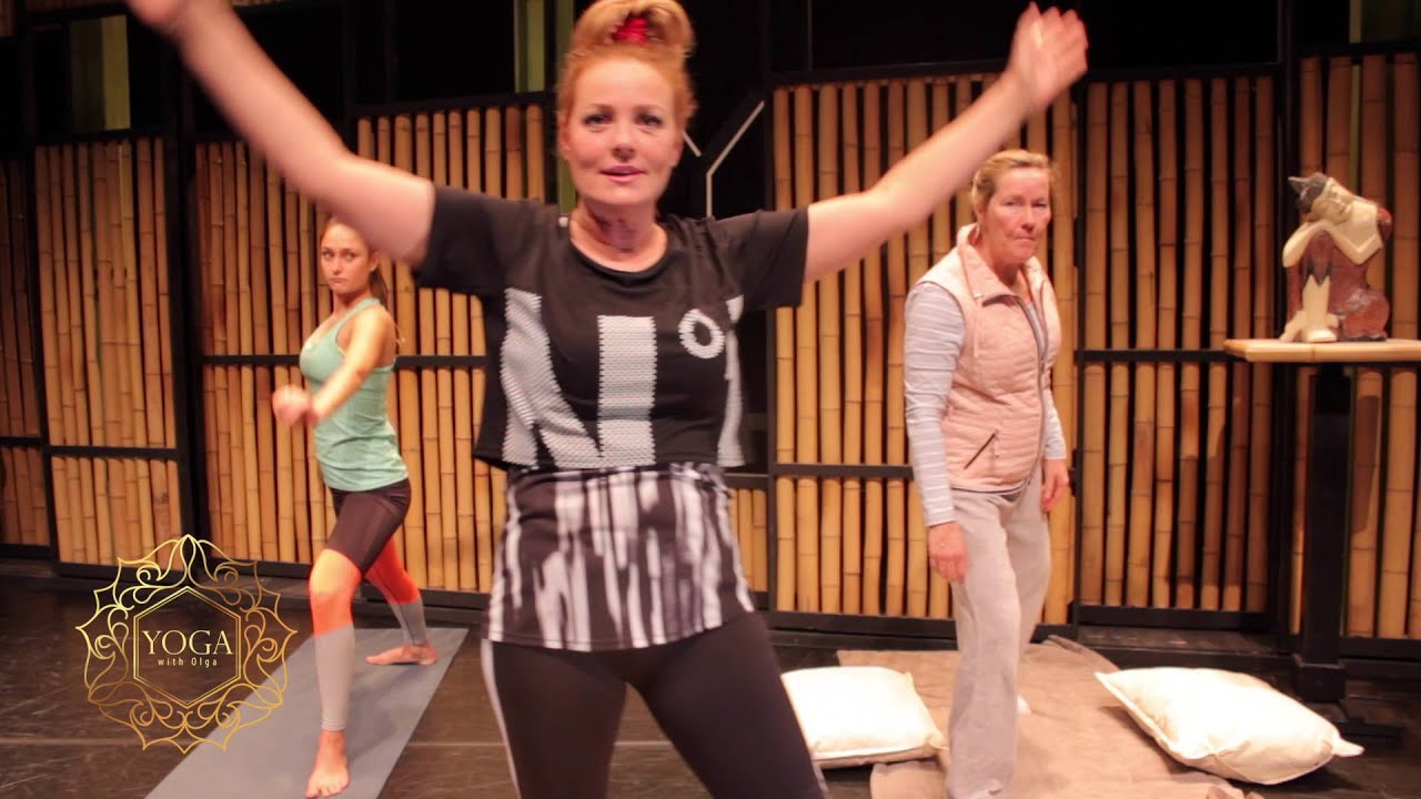 Russian Yoga with Olga: The Warrior (exercise instruction) #yoga #chakras