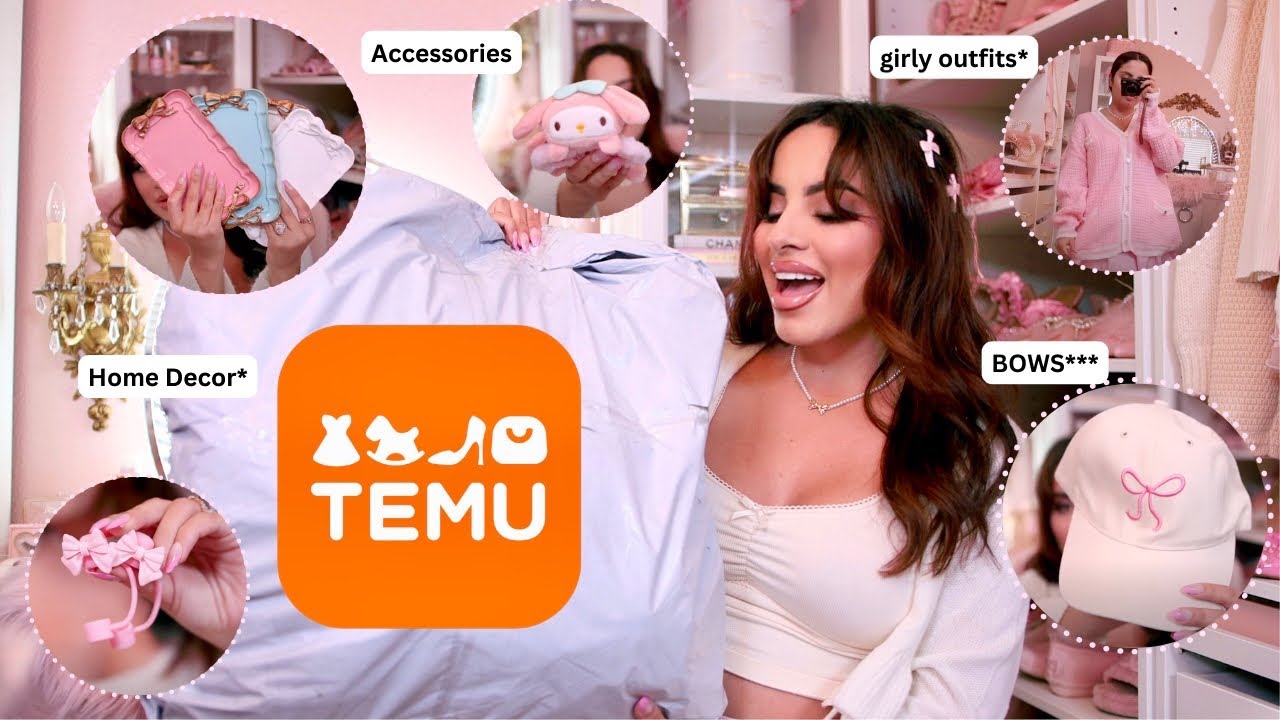 $250 TEMU HAUL 🎀 Accessories, Home, Girly, Coquette, Bows Jewelry