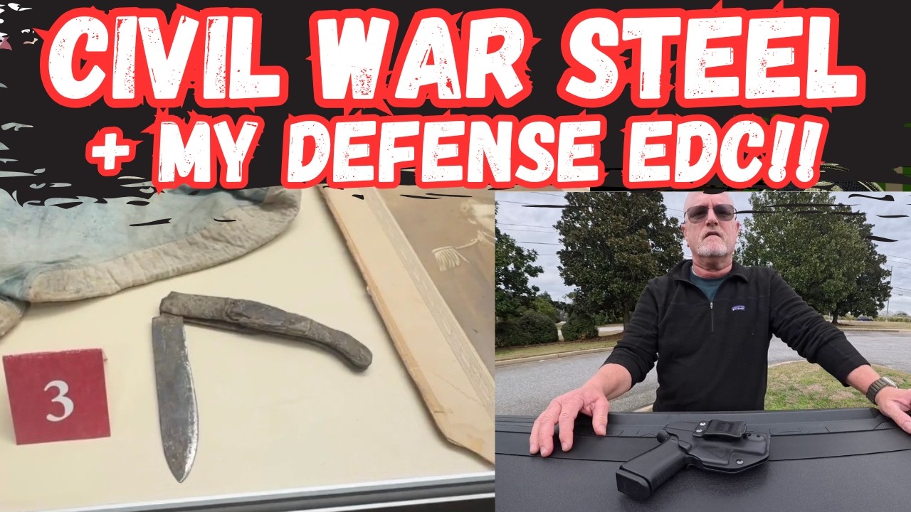 Civil War Naval Weapons + Self Defense EDC Pocket Dump!