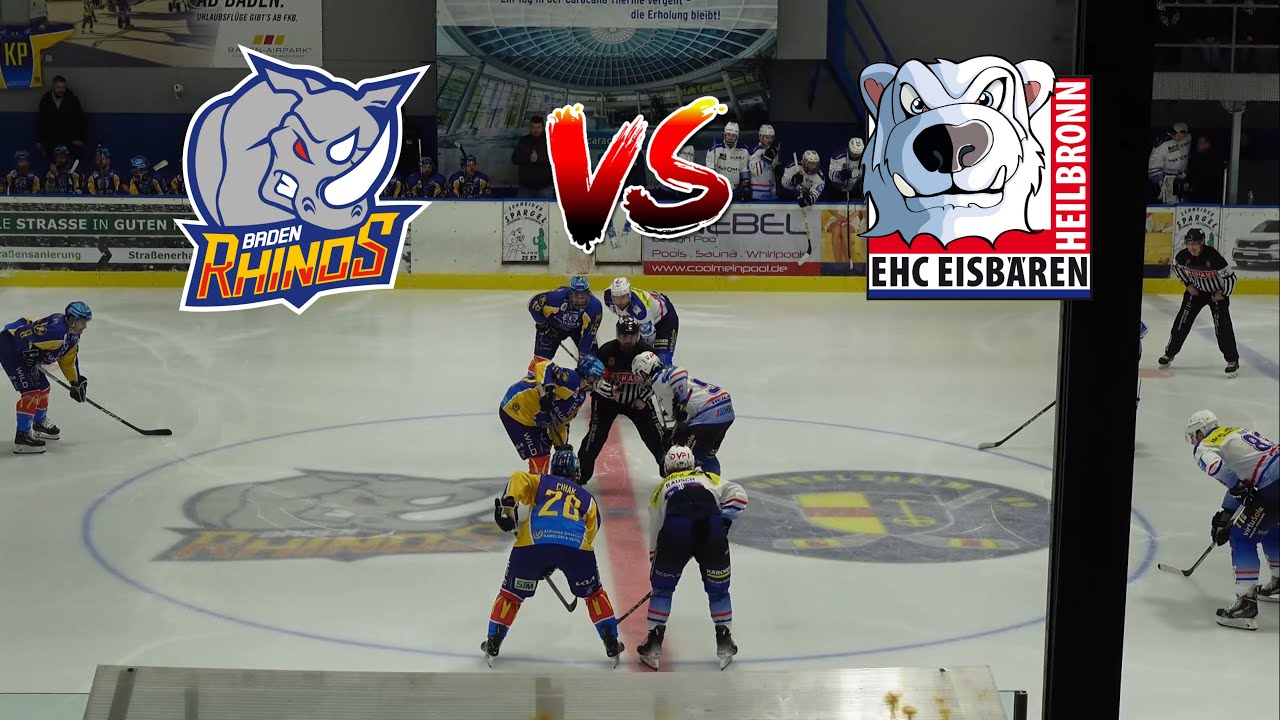 Baden Rhinos🦏 vs Eisbären Heilbronn🐻‍❄️ Heimspiel #9