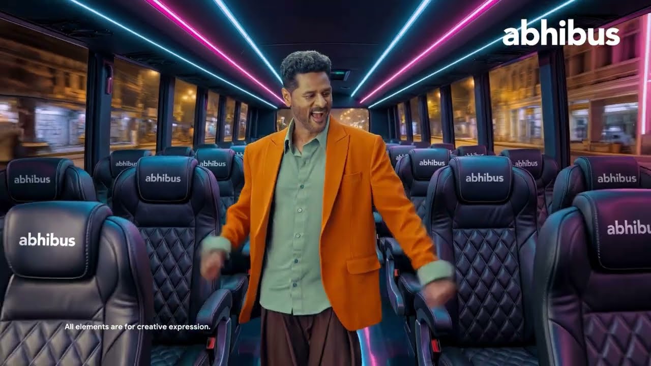 Prabhu Deva x AbhiBus Full Transparency | See Your Bus Before Booking 🚌