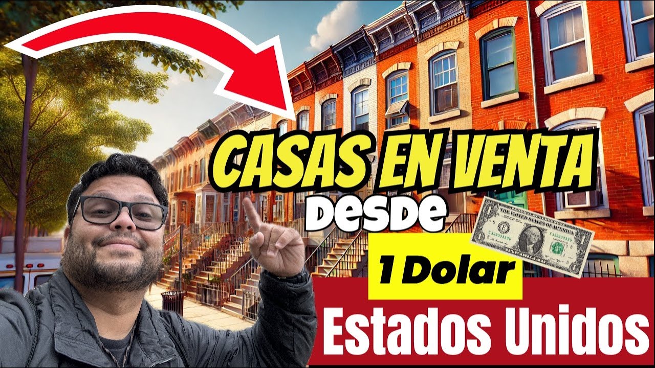 Así son las Casas DESDE $1 Dólar en ESTADOS UNIDOS ¿Estas son las Condiciones? Que haces Carlitos