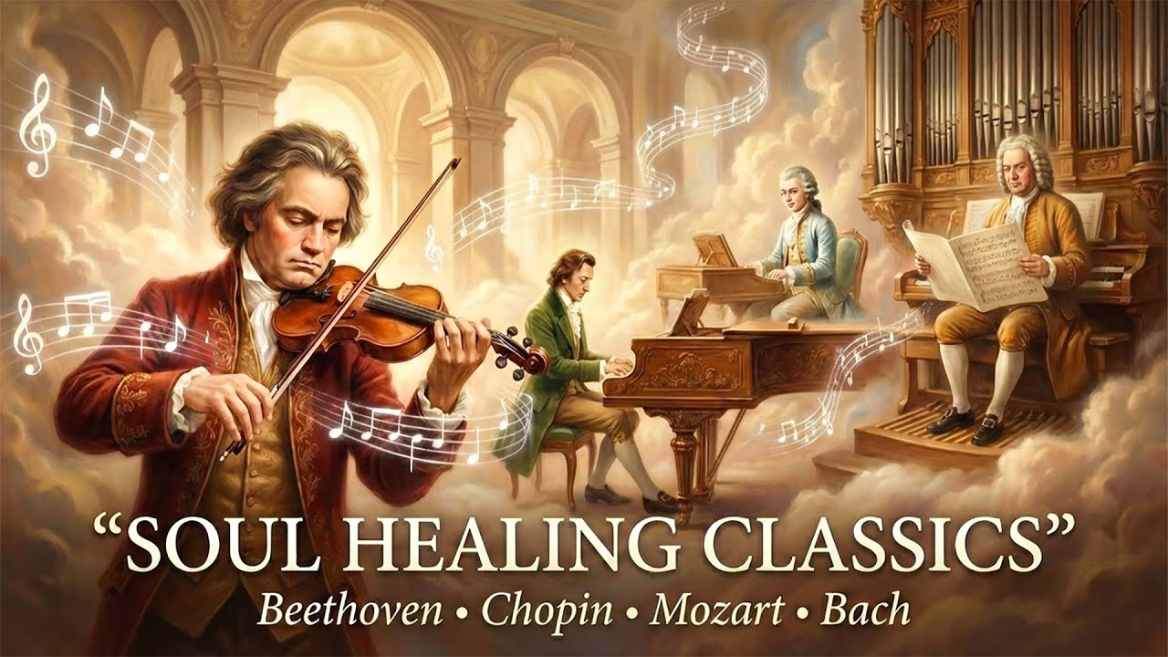 15 Greatest Classical Music Masterpieces for Soul Healing | Beethoven, Chopin, Mozart, Bach