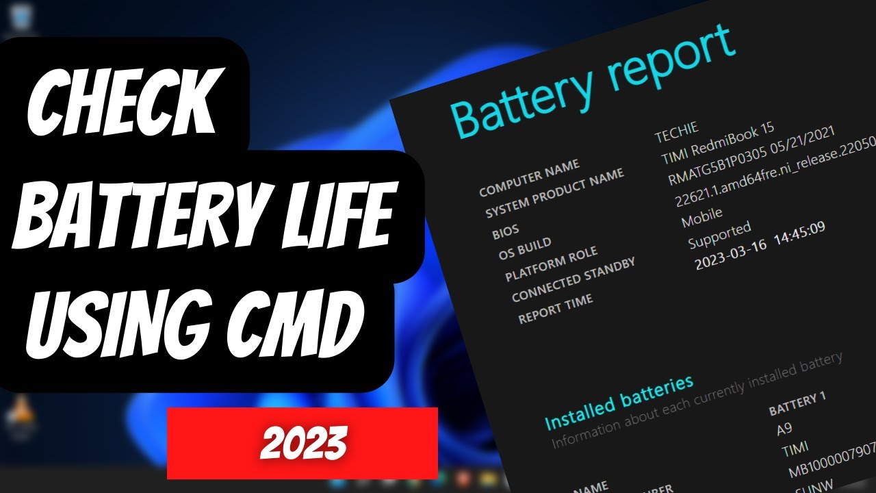 How To Check Battery Health Of Any Laptop Without Using Software [EASY]