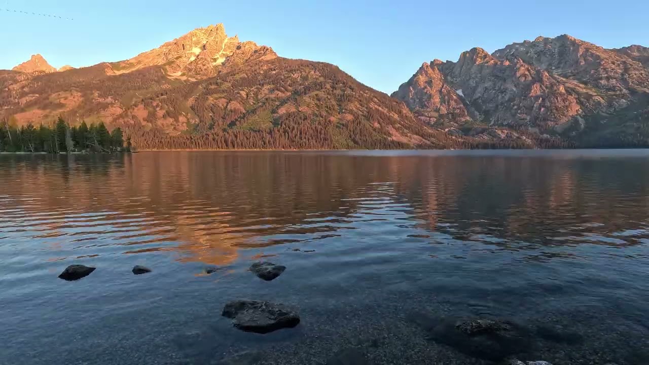 Grand Teton N.P. Jenny Lake Sunrise Time Lapse 7/18/2025 [4K]