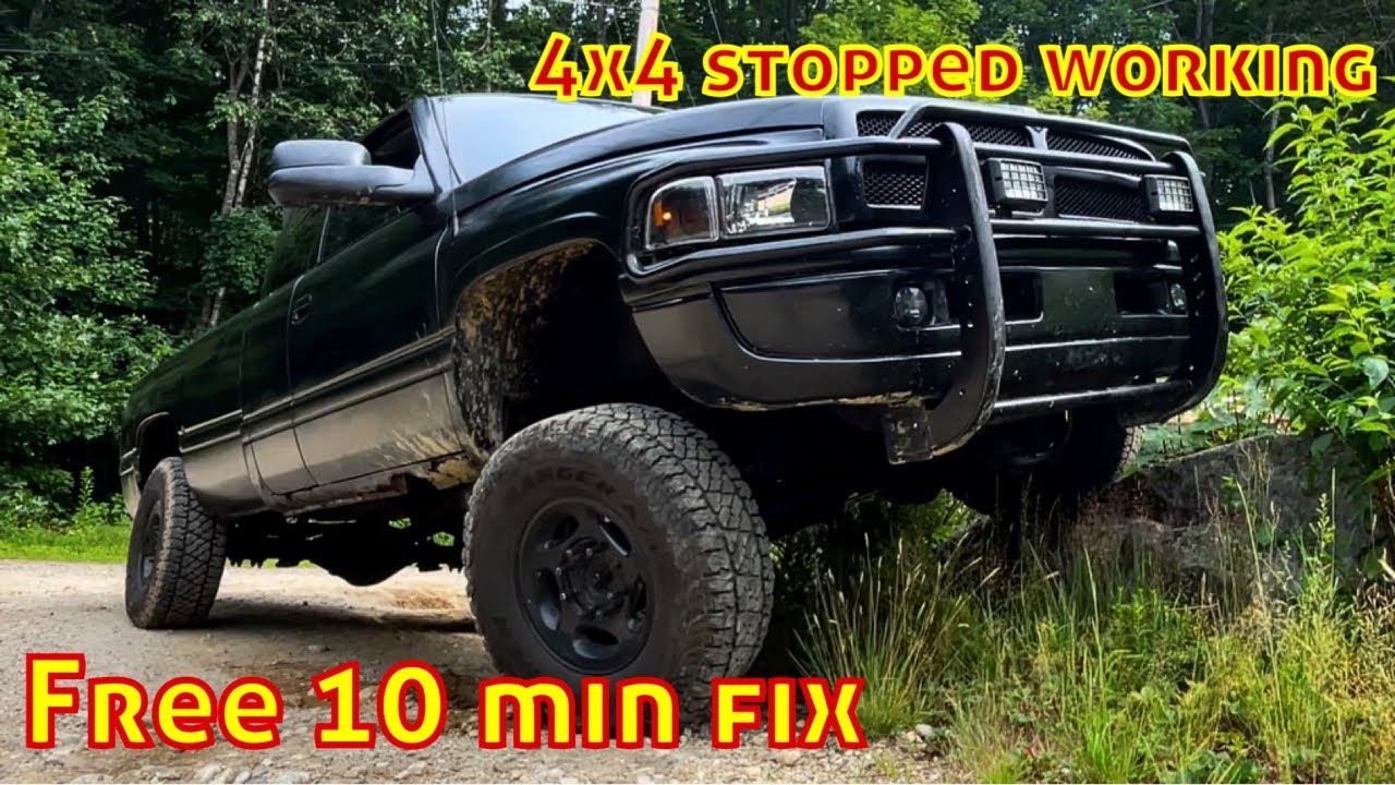 How to bypass 4x4 actuator on 2g Dodge Ram
