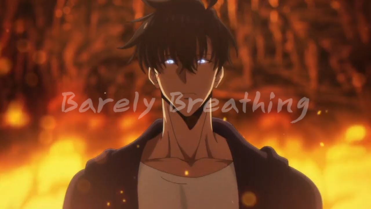 그림자가 된 순간, 모든 게 시작됐다 👻👑 | Barely Breathing (Solo Leveling AMV) [가사/해석/번역/lyrics]