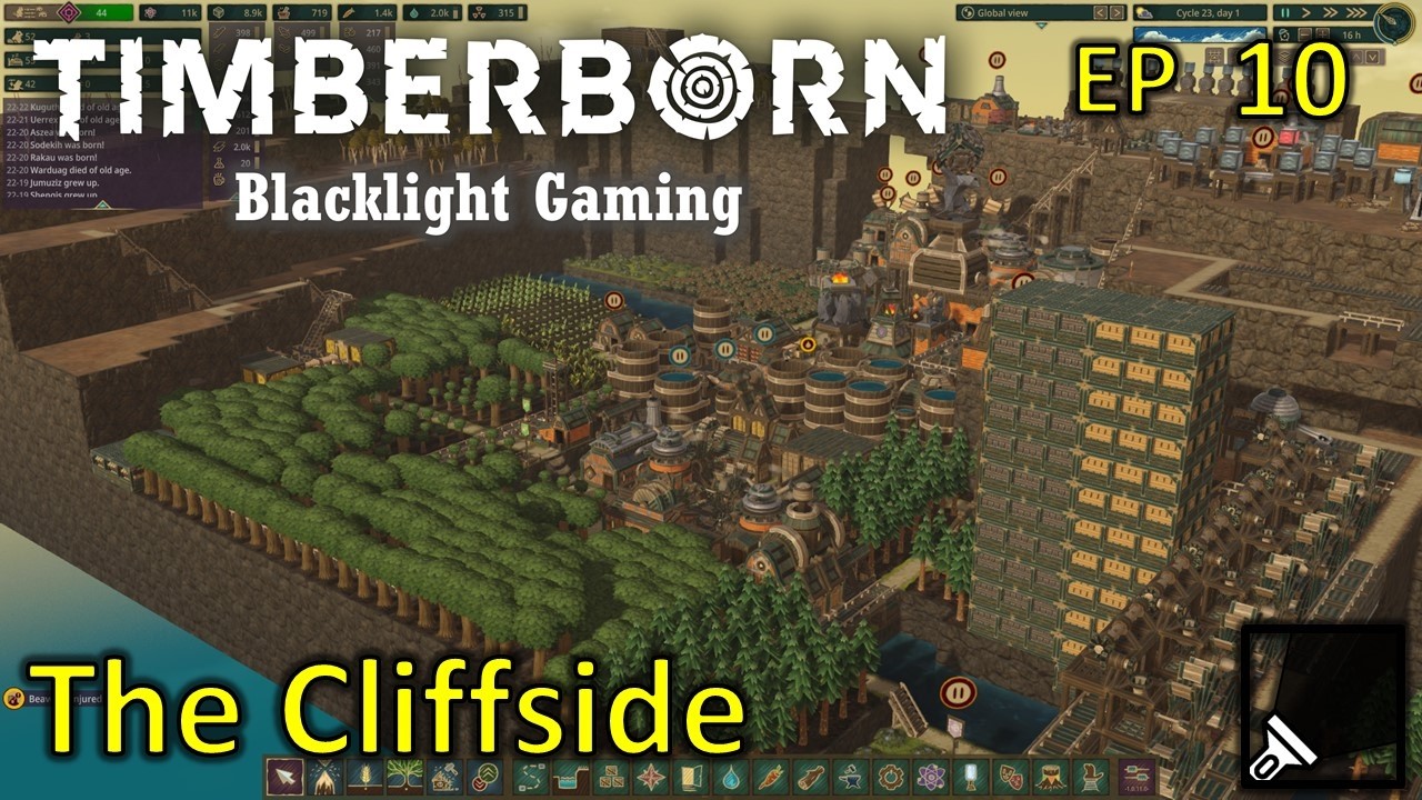 【Timberborn Experimental 1.0】 The Cliffside Gameplay Episode 10