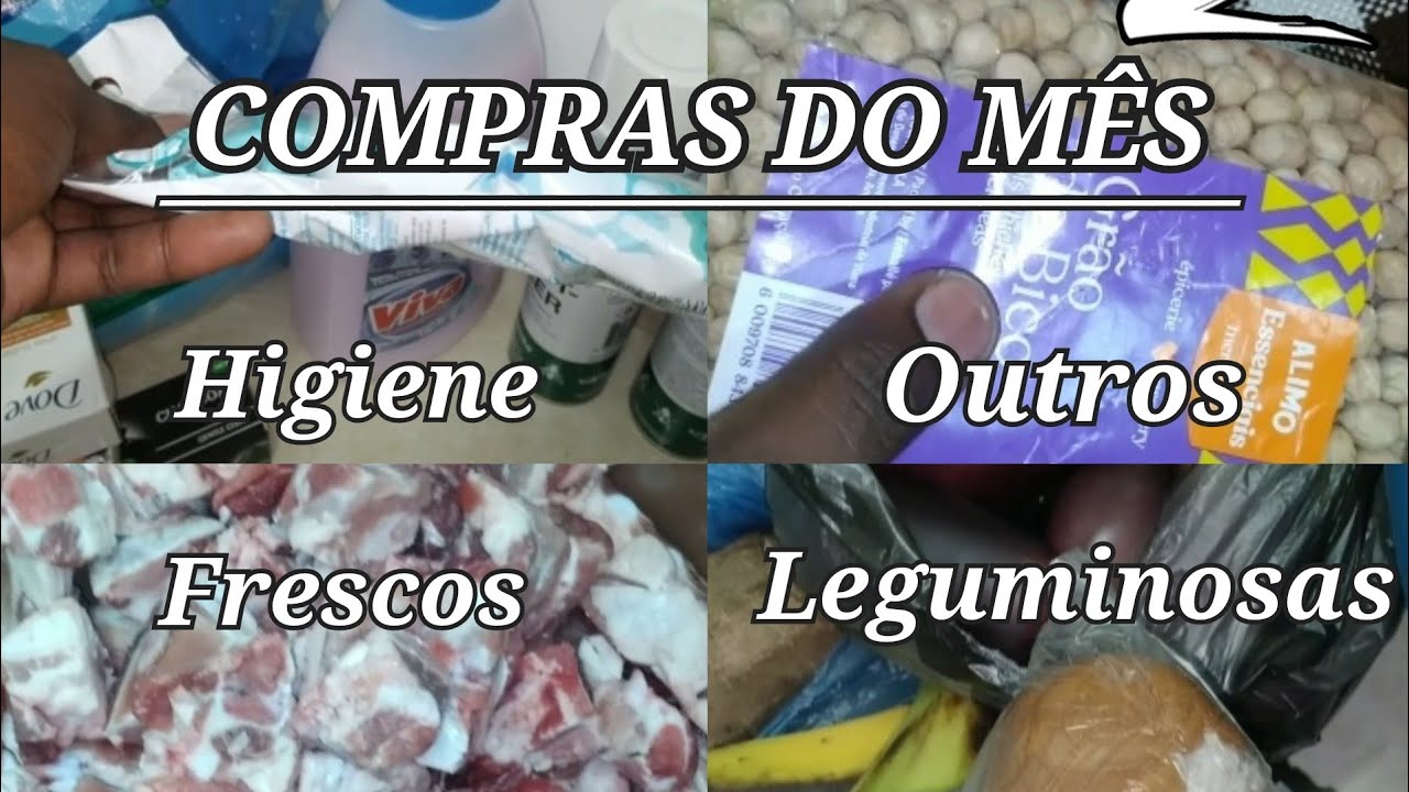 COMPRAS DO MÊS •|O que não pode faltar cá em casa(Legumes,Frescos e outros🥰)?