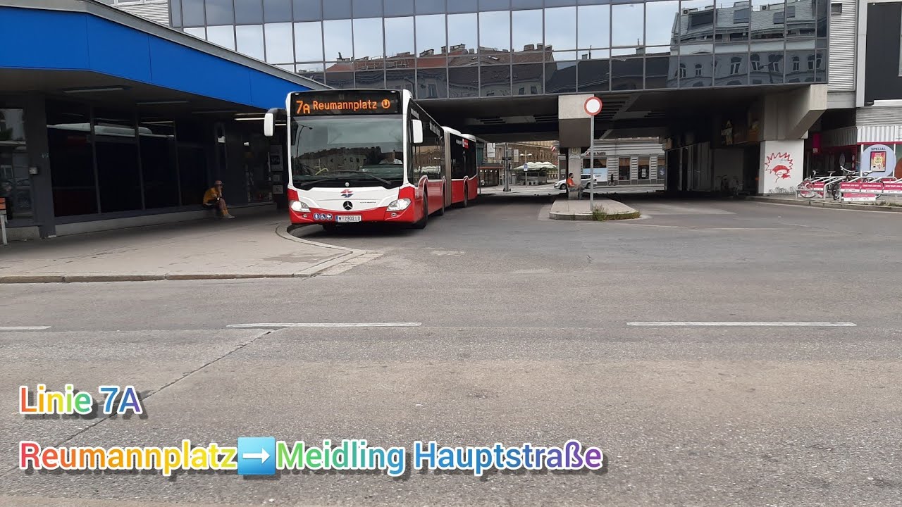 Wiener Linien Linie 7A 🚍 #293 Reumannplatz➡️Meidling Hauptstraße