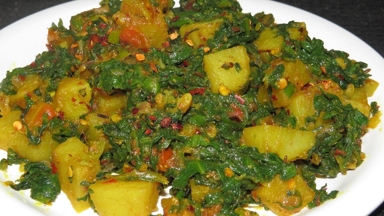 आलू पालक की इतनी गज़ब स्वादिष्ठ सब्जी वो भी बिना ग्रेवी के 1 बार बनाकर देखे ऐसेही बनाओगे Palak Sabji