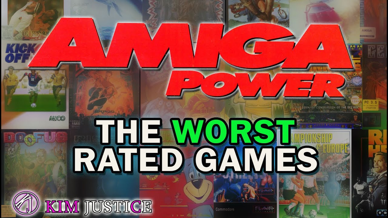 Playing All Amiga Power's WORST RATED Games (At + Below 10%) | Kim Justice