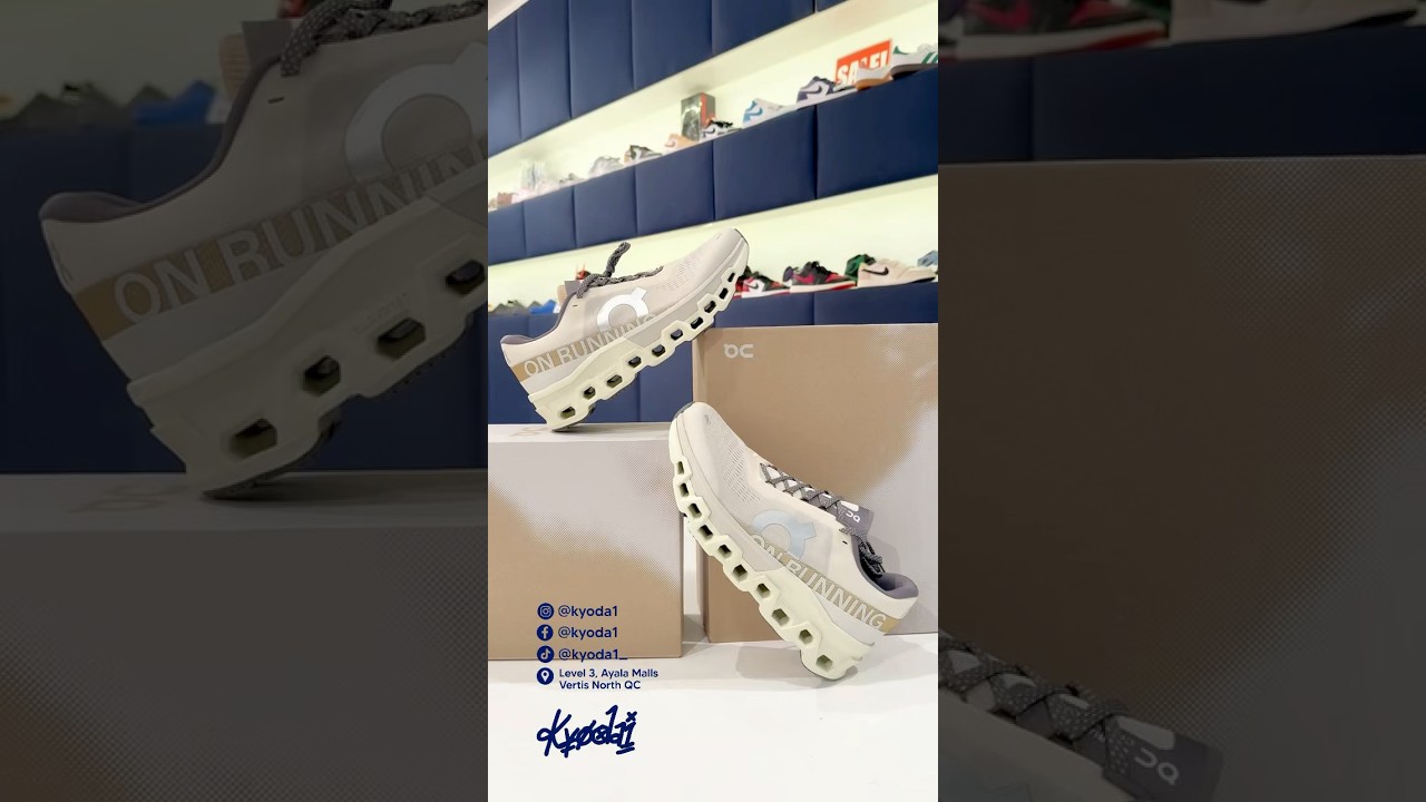 On Cloudmonster V2 Cream Ice 💙 #Kyoda1 #OnCloud #cloudmonster #shoes #running