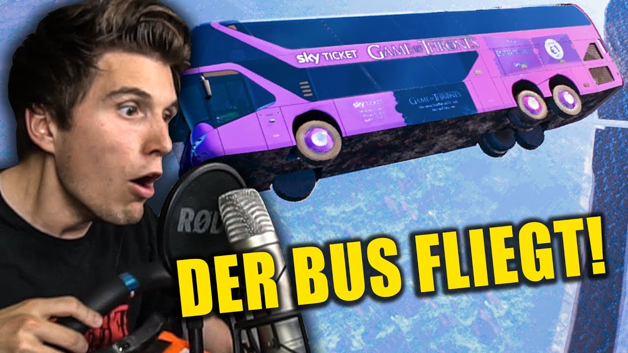 UNFALL SCHIEßT UNS 2000 METER IN DIE LUFT!  ✪ FERNBUS SIMULATOR mit Lenkrad