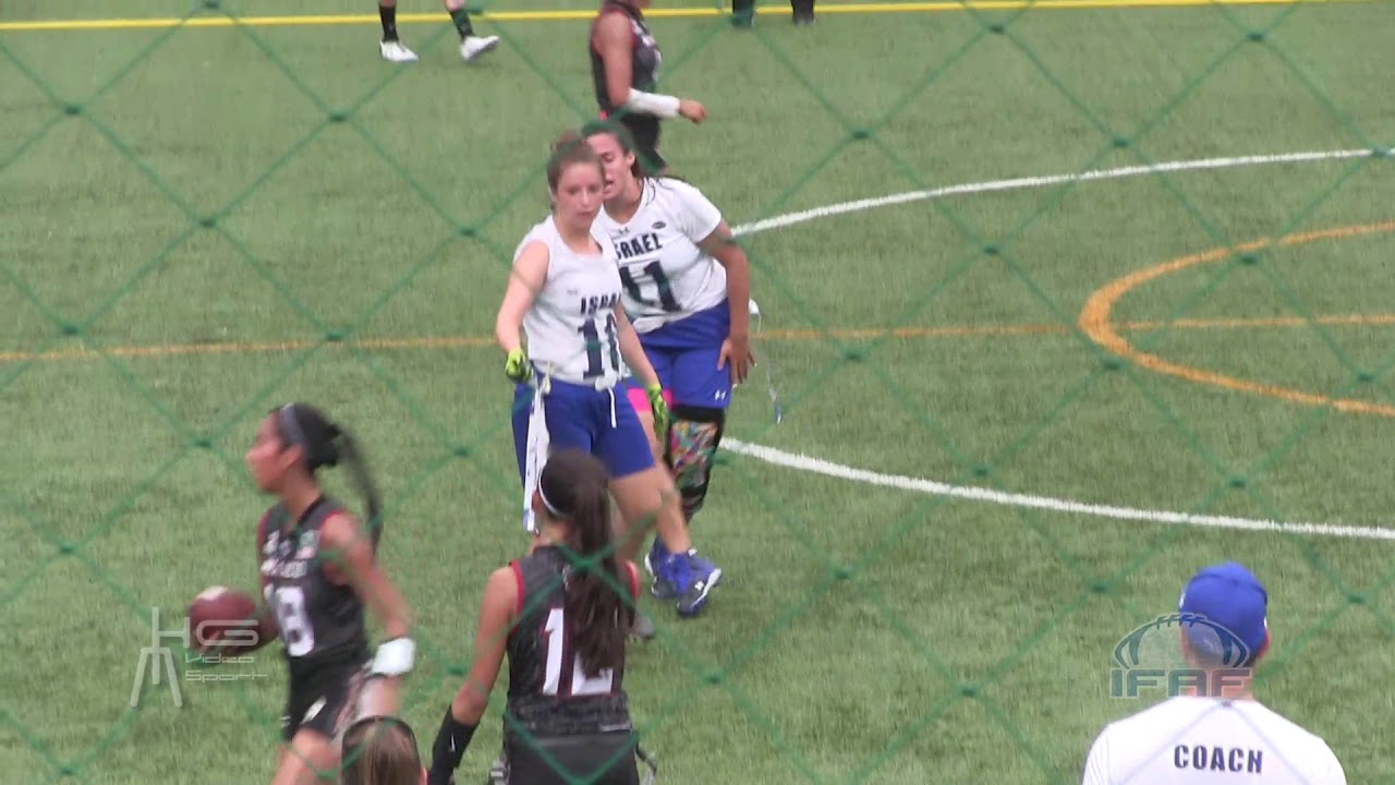 MUNDIAL DE FLAG FOOTBALL 2018 MEXICO VS ISRAEL FEMENINO DIA 2