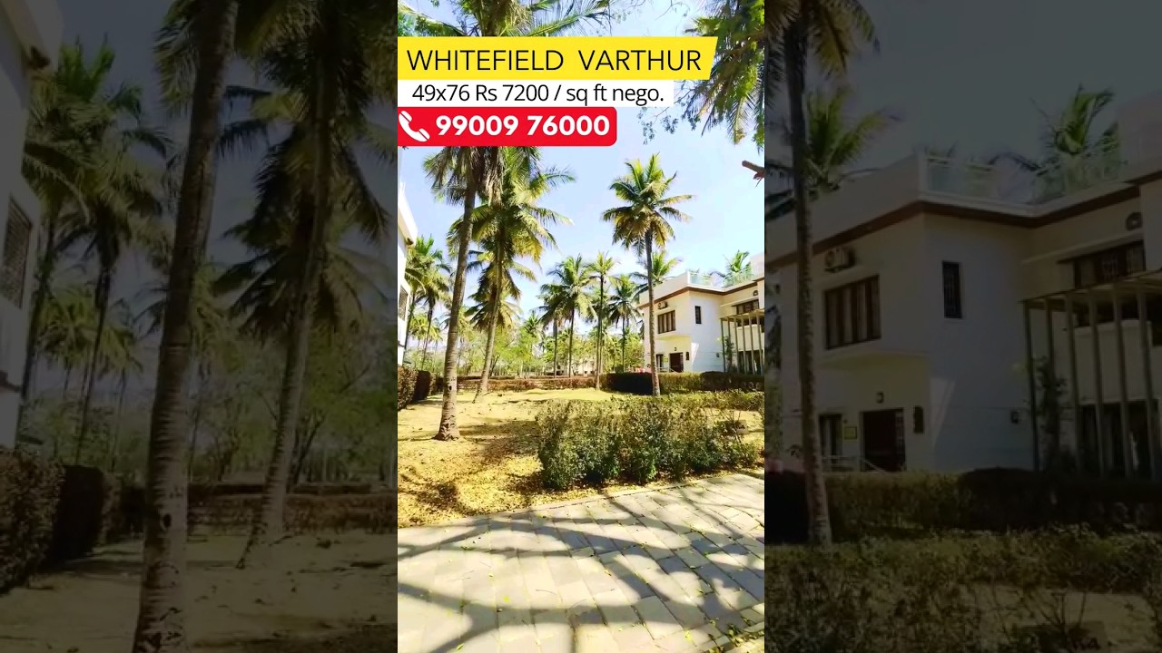🔥Plot/Site for Sale in Whitefield Varthur Bangalore#houseforsale#homeforsale#house#home #bangalore
