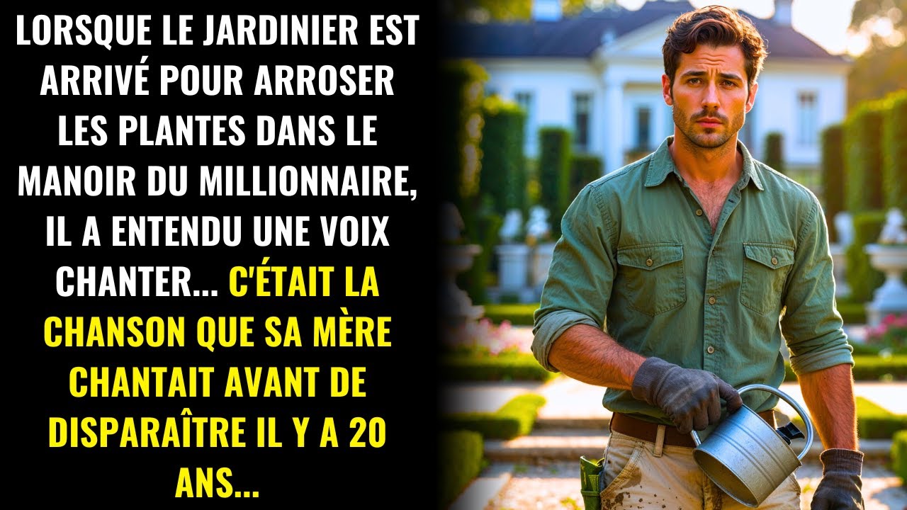 LE JARDINIER EST ARRIVÉ AU MANOIR DU MILLIONNAIRE ET EST RESTÉ FIGÉ EN ENTENDANT LA CHANSON DE SA...