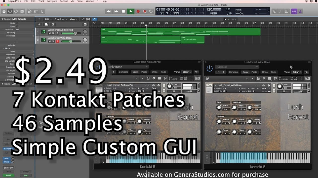 Lush Forest Kontakt Instrument Demo - $2.49