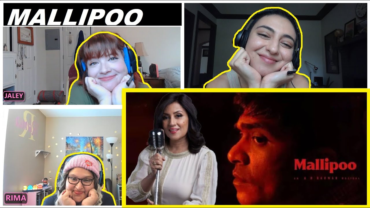 Mallipoo Song REACTION| Madhushree| AR Rahman| Simbu| VTK #mallipoo #arrahman