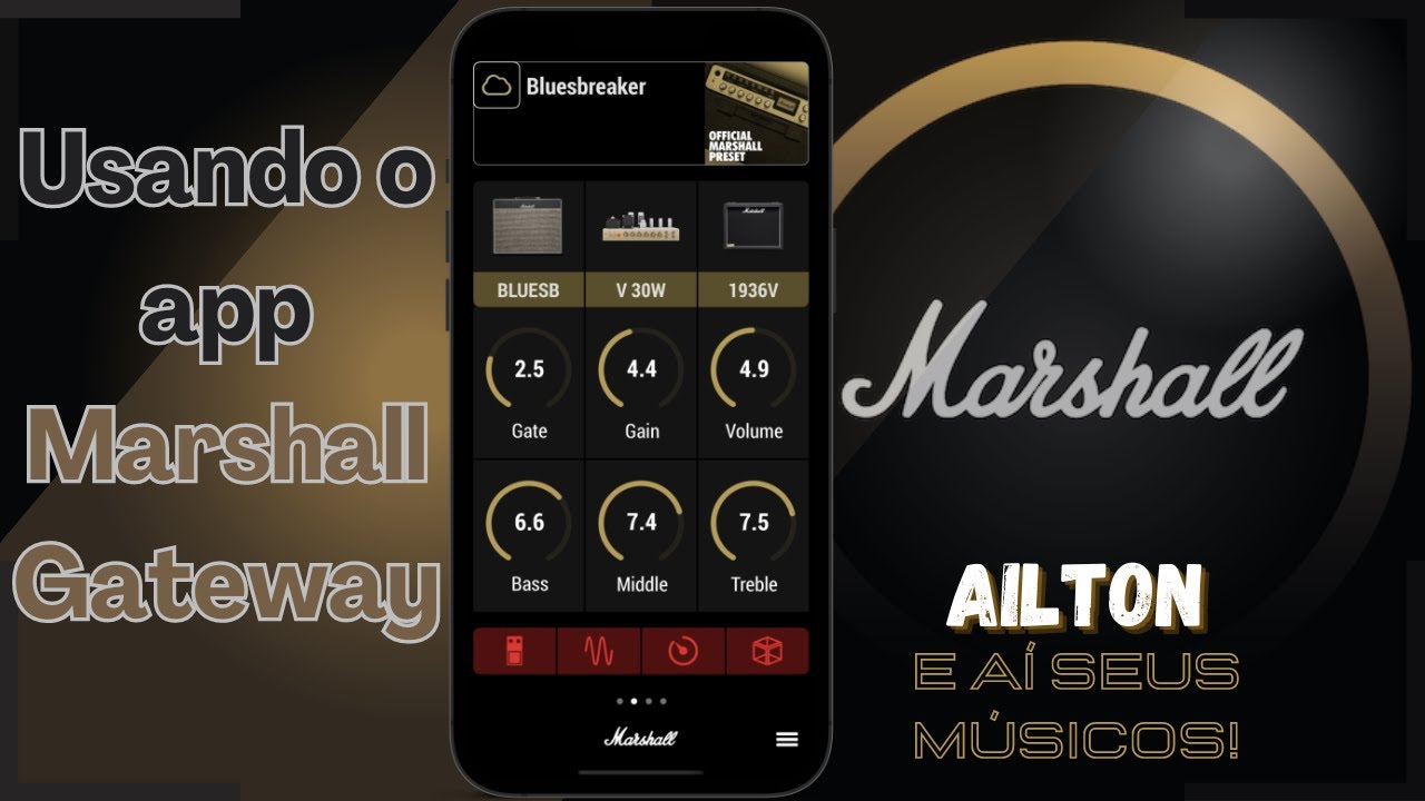 Usando o app Marshall Gateway - Marshall CODE 50 | Versão 2.0
