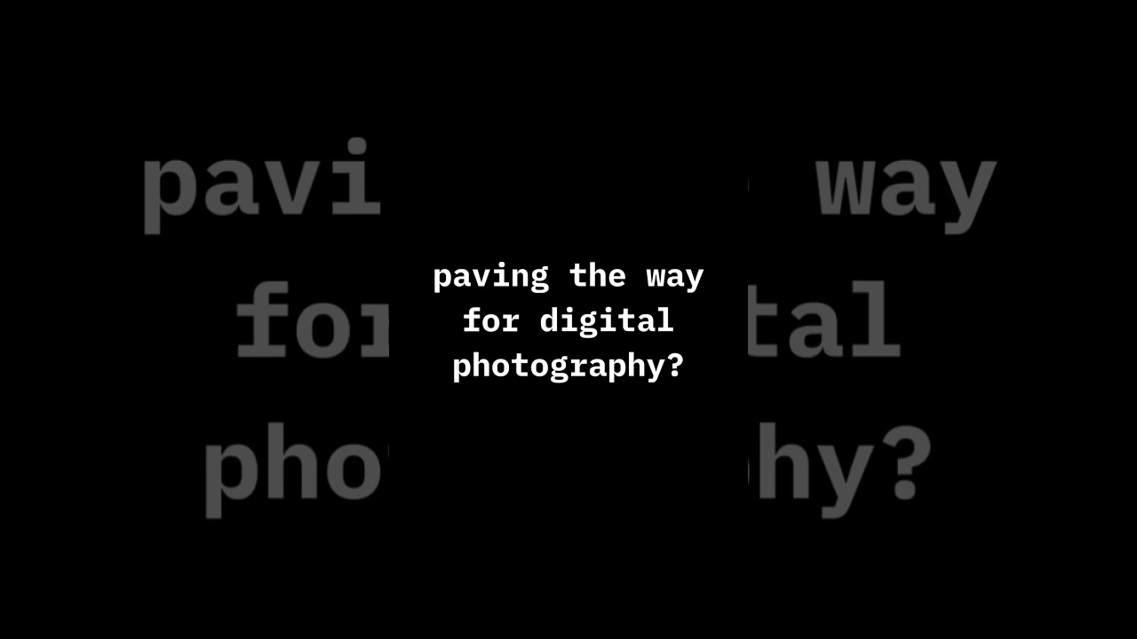 1977: First Digital Camera Patent | Photography Evolution