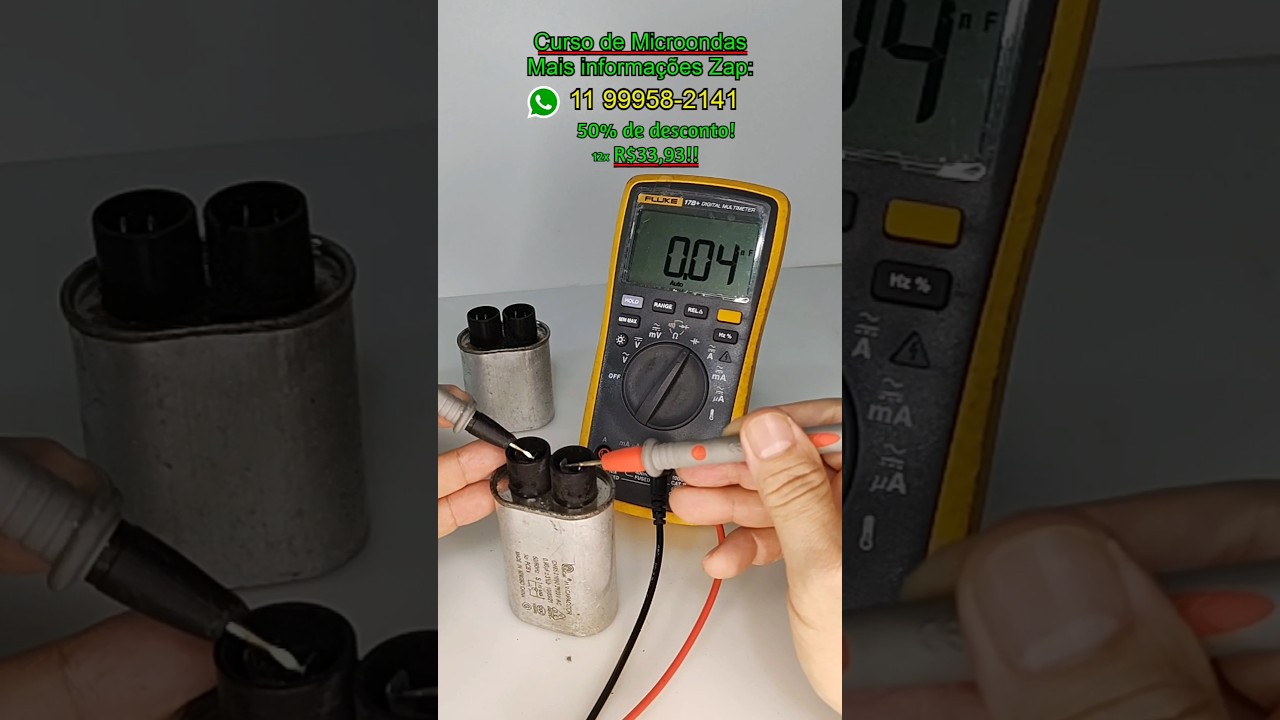 Top! Seu mult&iacute;metro tem capac&iacute;metro? Teste do capacitor com o capac&iacute;metro.
