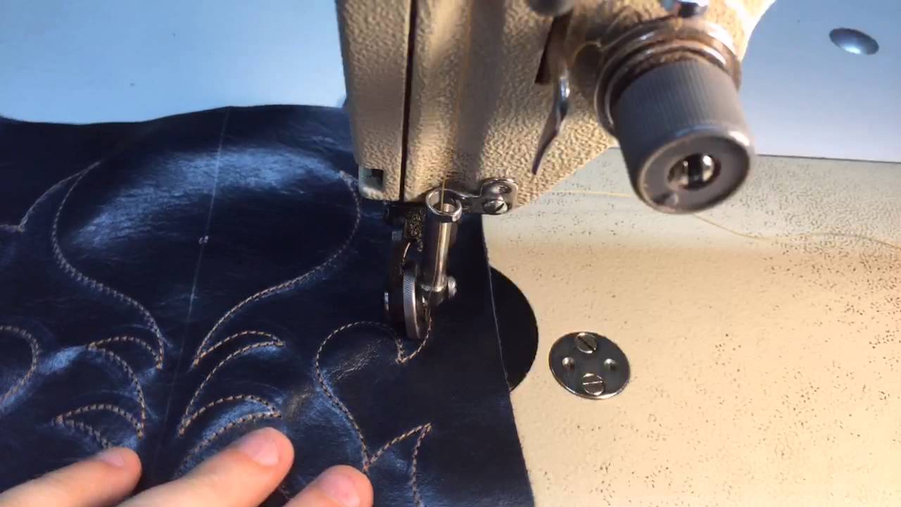 Topstitching a Cowboy Boot