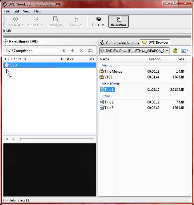 Полное руководство по использованию DVDShrink