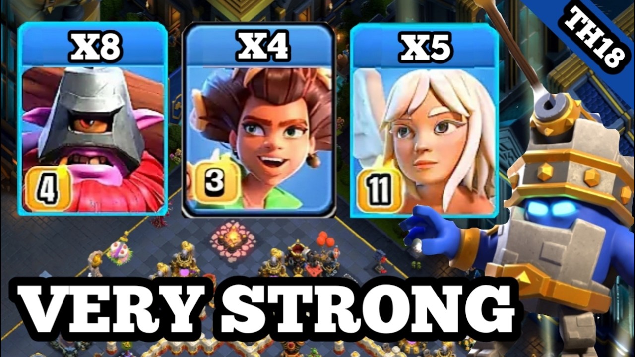 Th18 root rider thrower attack I best th18 attack strategy coc